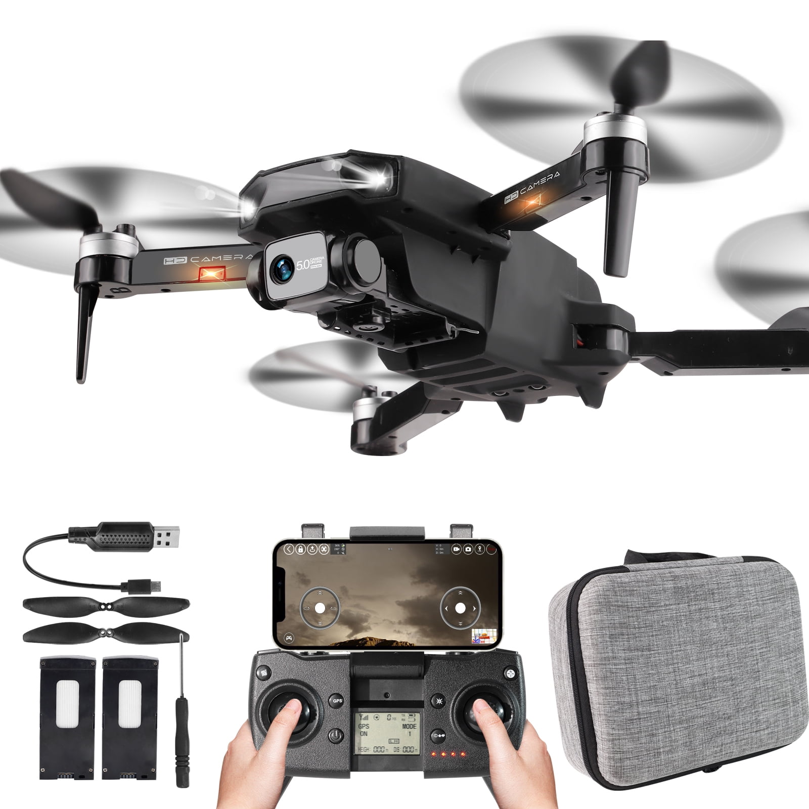 See the World From New Heights With This 4K Dual Camera Drone, now 45% Off