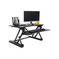 thumbnail image 1 of NETPATIBLES IMSOURCING Sit to Standing Desk Converter Black STSDES00101BNP, 1 of 8