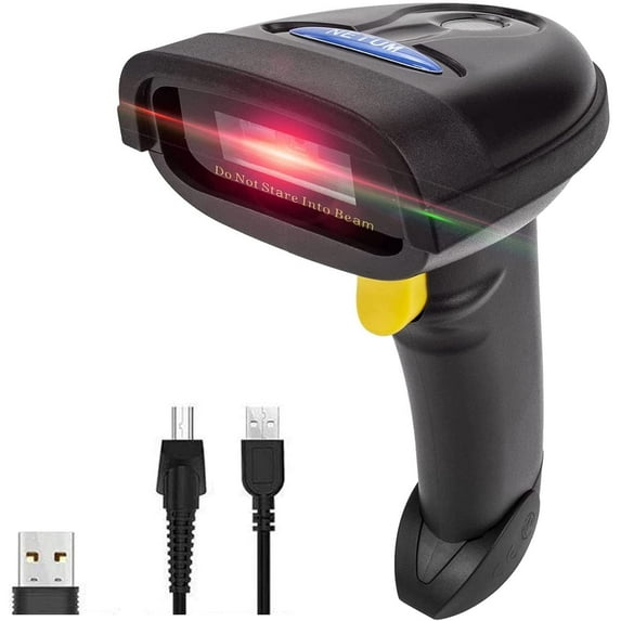 NETUM Bluetooth 2D Barcode Scanner, 2600mAh Wireless QR Bar Code Reader ...