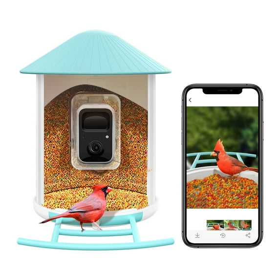 NETVUE Birdfy® Smart Bird Feeder with Camera - Auto Capture & Identify 6000+ Species, Lifetime AI, Ideal Gift for Birdwatching and Bird Lovers