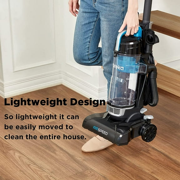 NEU10AE5 Powerful Bagless Upright Vacuum Cleaner for Carpet and Hard Floor with AirSpeed Technology
