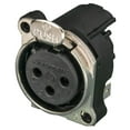 thumbnail image 1 of NEUTRIK - XLR Socket, 3 Pole, PCB, Horizontal, Gnd Pin, 1 of 1
