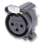 NEUTRIK - XLR Socket, 3 Pole, PCB, Vertical