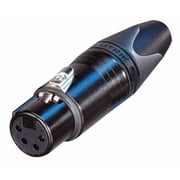 NEUTRIK - XLR Socket, 4 Pole, Black