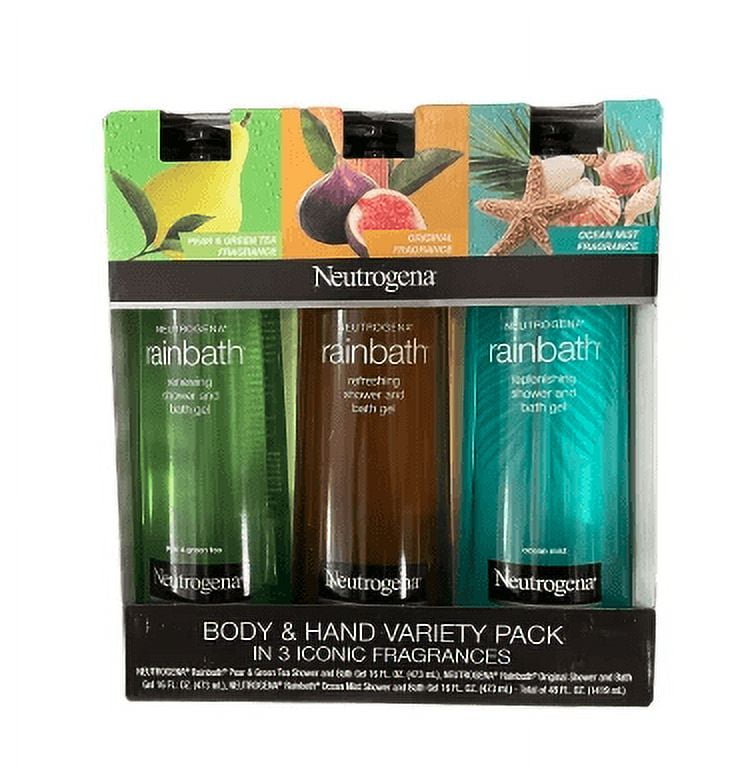 NEUTROGENA RAINBATH SHOWER GEL, VARIETY PACK, 3 X 16 OZ.