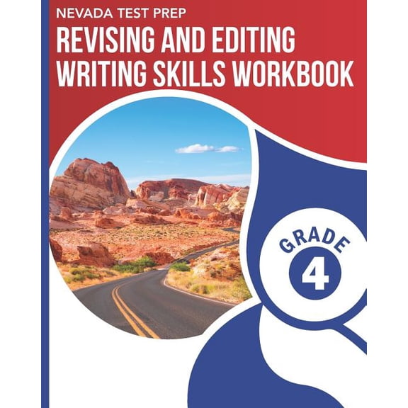 NEVADA TEST PREP Revising and Editing Writing Skills Workbook Grade 4: Preparation for the Smarter (Paperback) by D Hawas