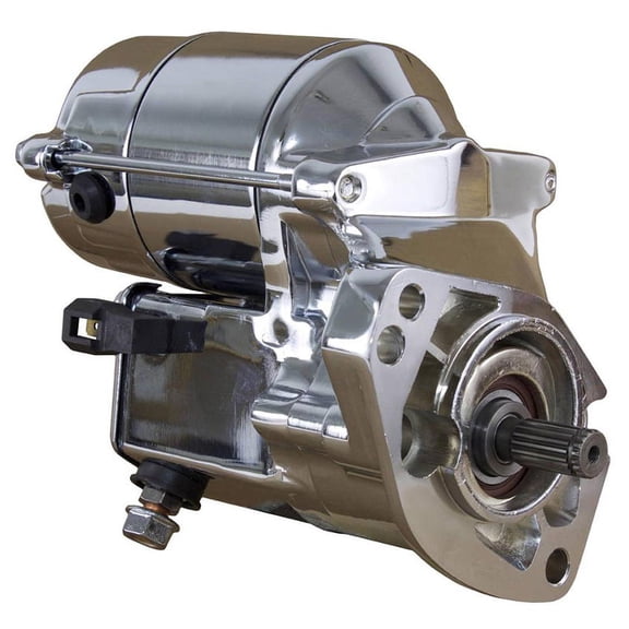 OEM Grade Chrome Starter Compatible with Harley Davidson Road King Electra Glide Fat Boy Softail Dyna 1340cc 1450cc 1994-2006 FLSTF Fat Boy Replaces 31559-99A 228000-2550 228000-2551