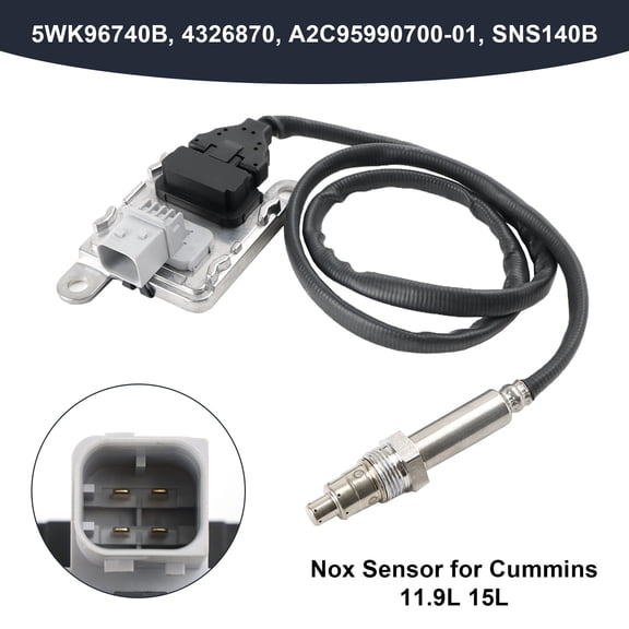 NEW 1 NOX Nitrogen Oxide Sensor Inlet 4326870 For 13-18 Cummins 11.9L 15L ISX
