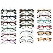 V.W.E. NEW 10 Pairs of Comfortable Leightweight Reading Glasses - Your Choice in Power and Gender -Bulk +2.00