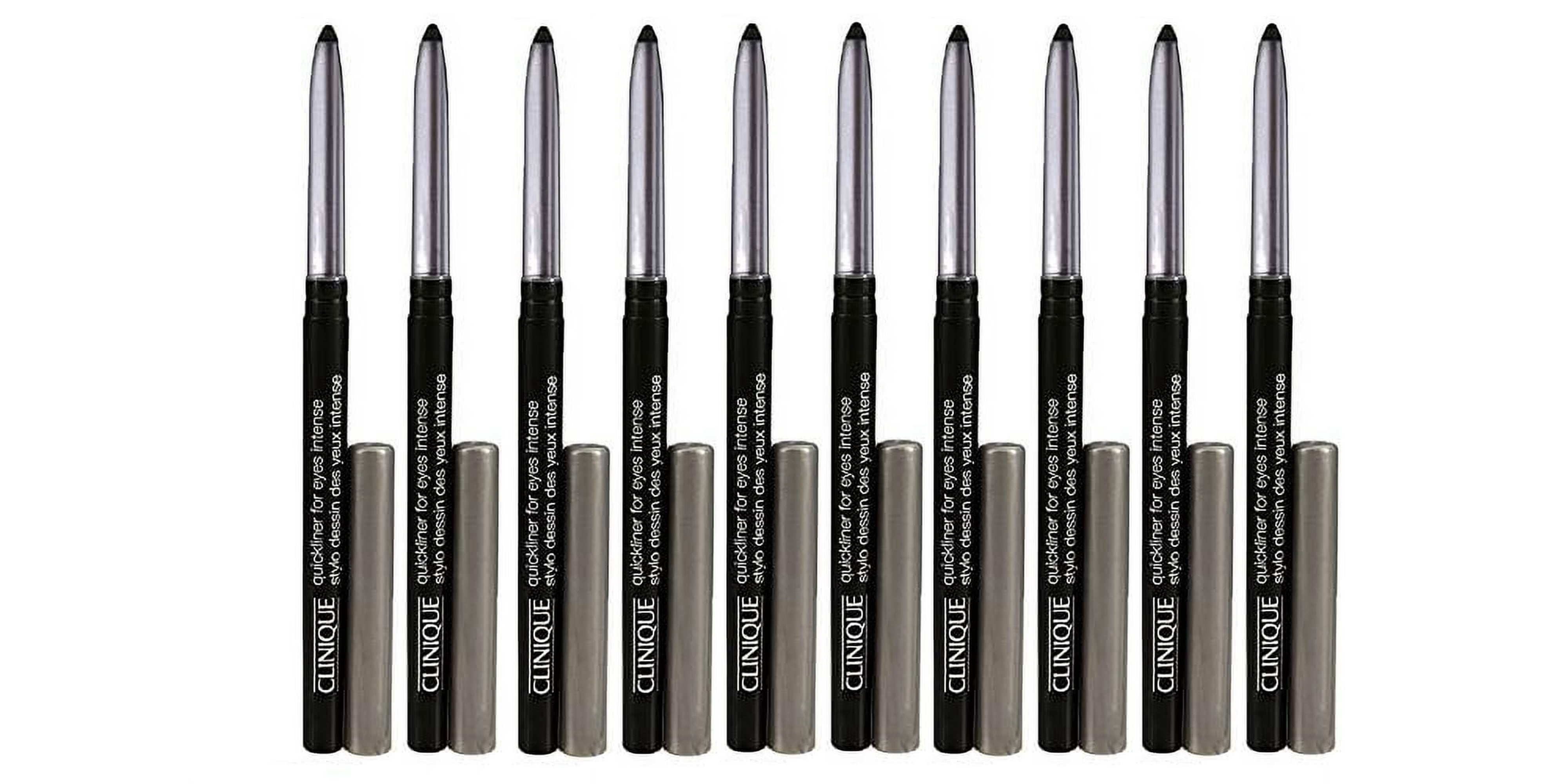 NEW! 10 X Clinique Quickliner for Eyes Intense 01 Intense Black