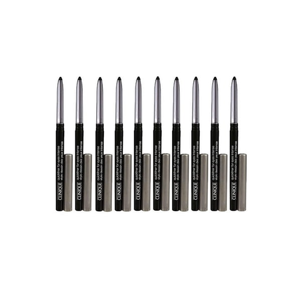 NEW! 10 X Clinique Quickliner for Eyes Intense 01 Intense Black