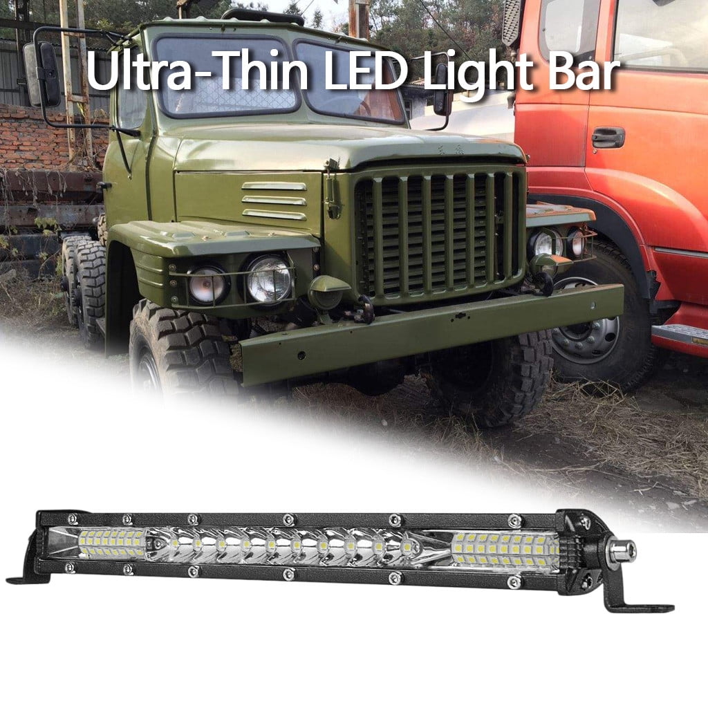 NEW 10 inch Thin LED Light Bar Combo Beam Floods Beam ATV 10inch S2000