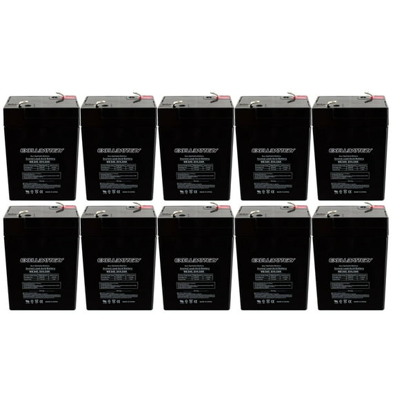 NEW 10pc 6V 4.5Ah SLA Battery WB645 for UB645, D5733 PS640F (7.00 EA)