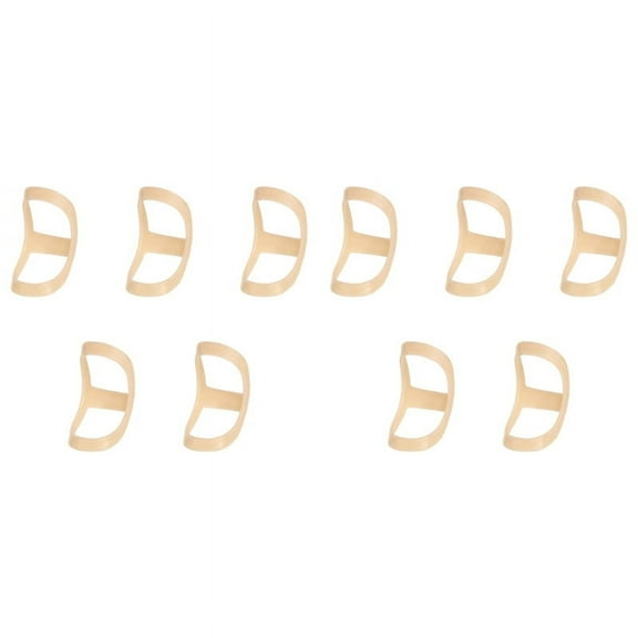 NEW 10x D Oval Finger Splint, Support and Protection Stabilizer Brace - 4, 5, 6, 7, 8 Sizes
