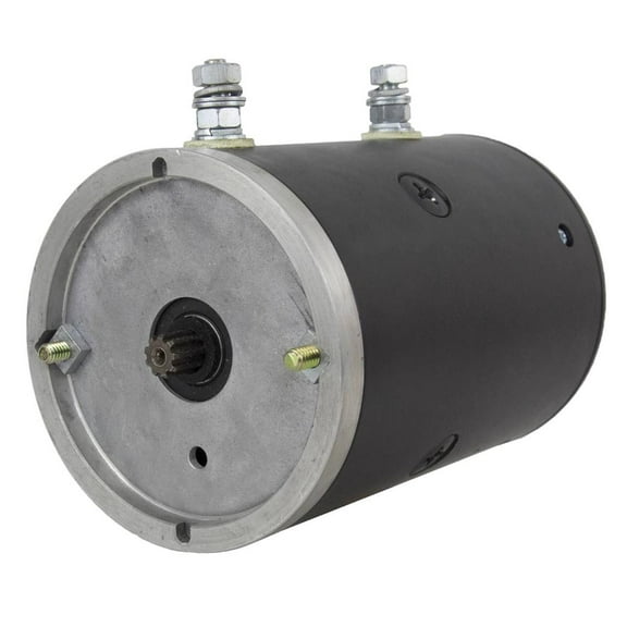 12V Reversible Electric Pump Motor Compatible with Fenner Stone SPX Hydraulic Power Unit Liftgate Dump Trailer 9-Spline Double Ball Bearing 4.5 Inch Replaces 1794-AC AMT0087 W-9794
