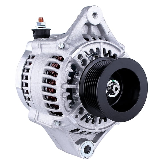 OEM Grade 12V 90A Marine Alternator Compatible with 2004-2007 John Deere 6081AFM75 8.1L 6125AFM75 12.5L Power Tech 6-Cyl SAE J1171 Certified 8100cc Replaces SE501836 RE500227 102211-118