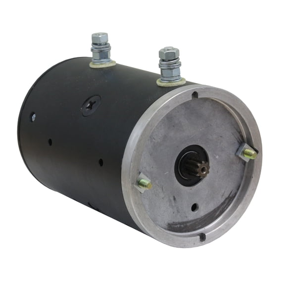Reversible 12V DC Pump Motor Compatible with Fenner Stone Hydraulic Power Unit Liftgate Dump Trailer Boat Lift 9-Spline Bi-Directional Double Acting Replaces 1471-AC 1794AC W9794