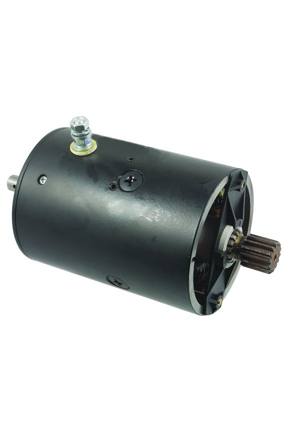 OEM Grade 12V Winch Motor Compatible with Warn Winch Bellview CCW 14-Tooth Gear 4-Coil Heavy Duty 4.5 Inch 1-Post Slotted Shaft 15mm Replaces MHT7101 46-3650 W-8703