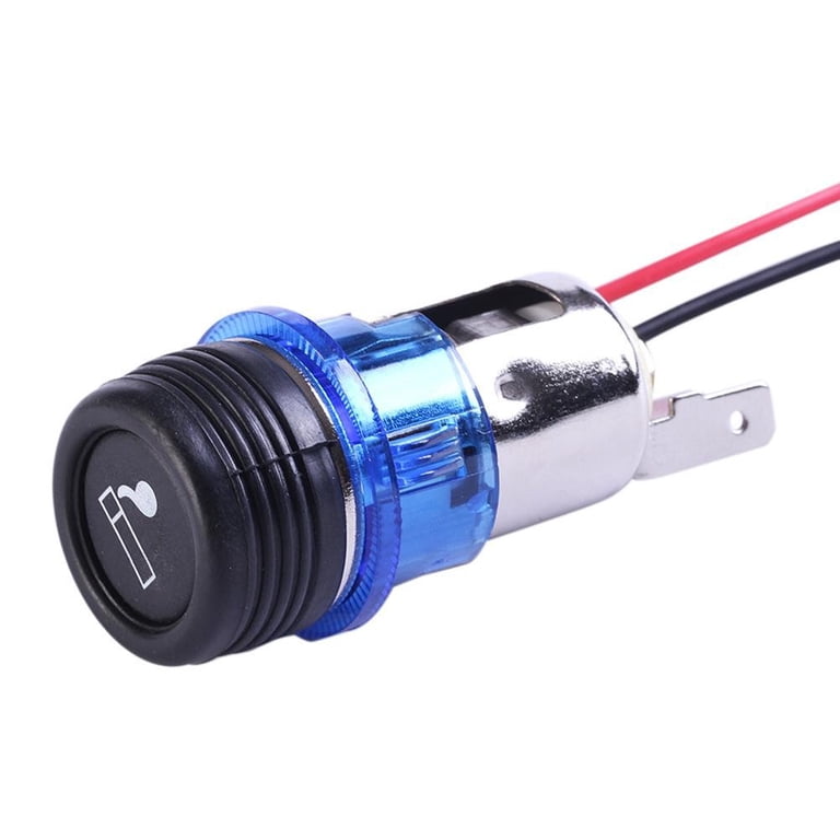 NEW 12V Illuminated Car Boat Lighter Socket Replacement Kit