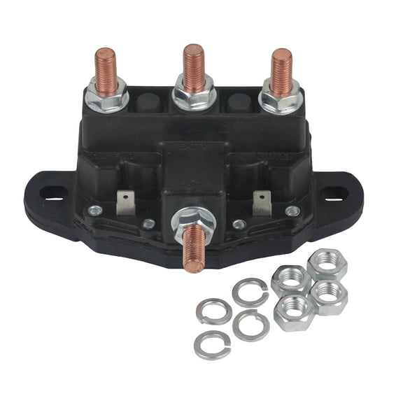 RV Slide Out Motor Reversing Solenoid 12V 6 Terminal Compatible with Cole Hersee 24450BX Trombetta 214-1211A11 Leveler Camper Motorhome Travel Trailer