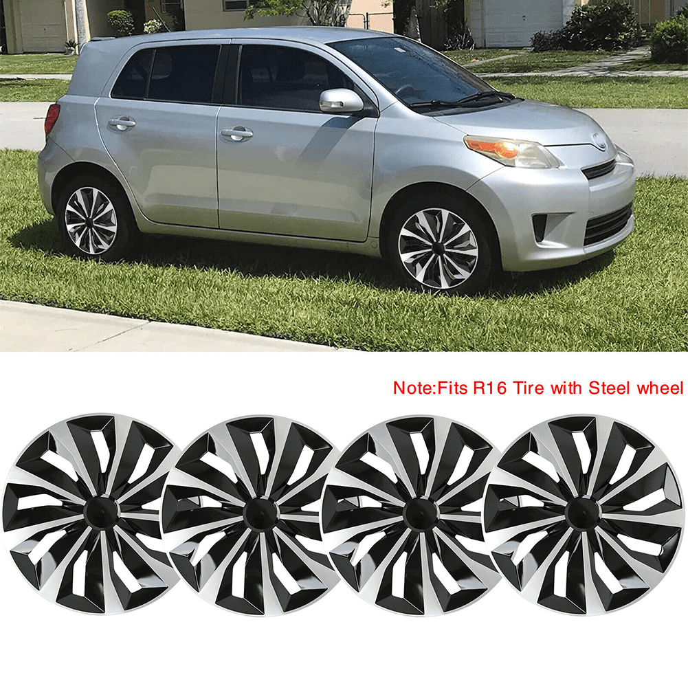 NEW 16" Set of 4 Snap On Full Hub Caps Wheel Covers fit R16 Tire & Steel Rim USA