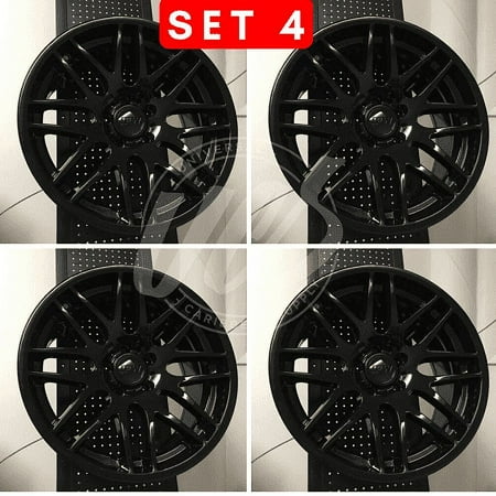 UCS AUTOPARTS Alloy 18" Wheel 5x120 Pattern 18x8" 5 Lugs, Gloss Black, 4 Pack