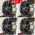 thumbnail image 1 of UCS AUTOPARTS 19" Alloy Wheels Set of 4 19x10 Inch 5 Lug, Black Chrome for Corvette Stingray, 1 of 2