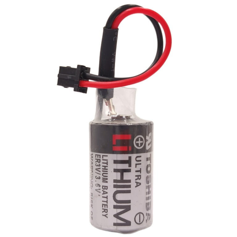 NEW 1Pc ER3V 3.6V 1000mAh PLC Lithium Battery Compatible for
