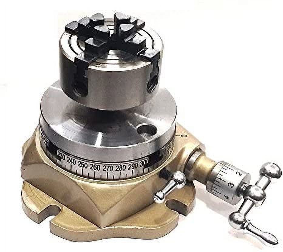 80mm 4 Jaw Independent Chuck With Back Plate Rotary Table 80mm 4 Jaw ...