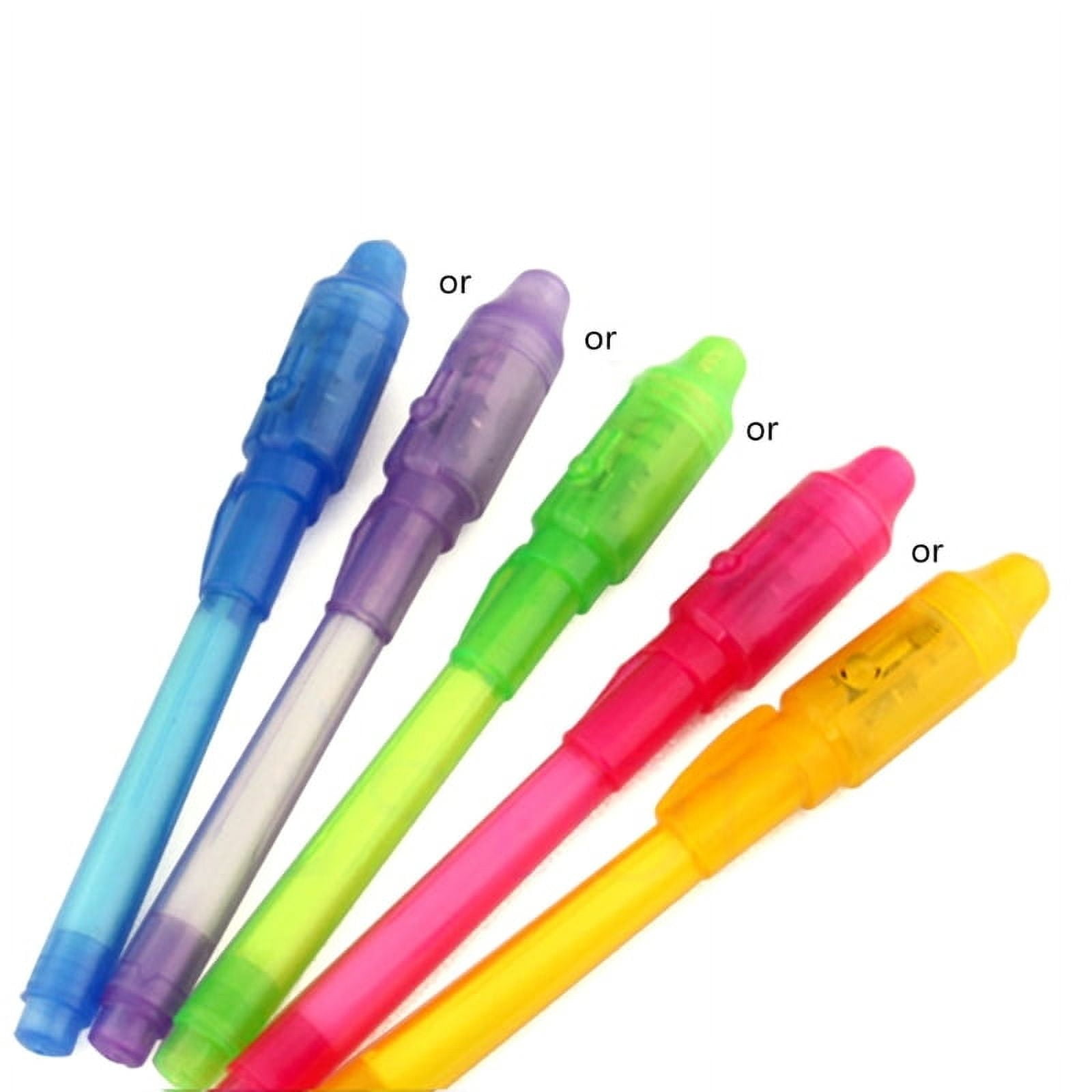 NEW 2 In 1 UV Black Light Combo for Creative Stationery Invisible Ink ...