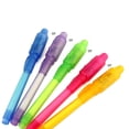 thumbnail image 1 of NEW 2 In 1 UV Black Light Combo for Creative Stationery Invisible Ink Pen, 1 of 14