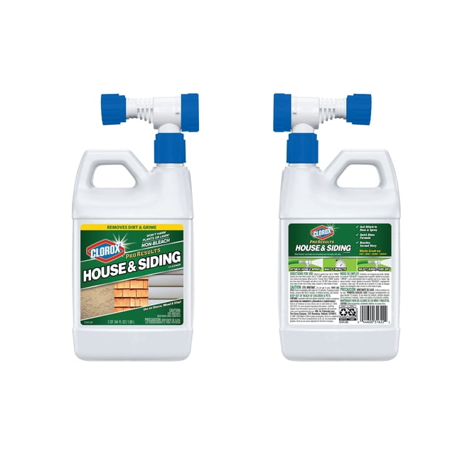 Pro House Cleaner Kit NEW 2 PACK Clorox Pro Results House & Siding Cleaner, Bleach Free ...