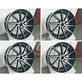 thumbnail image 1 of NEW 20 inch x 10 Alloy Wheels Rims Bolt Pattern 5x114.3 Black Machined Face +35 offset Set of 4, 1 of 2