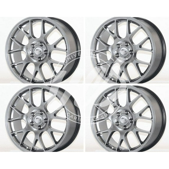 NEW 20 inch x 9.5 Alloy Wheels Rims Bolt Pattern 5x114.3 Hyper Silver +35 offset Set of 4