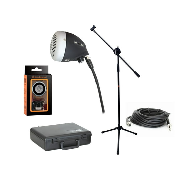 Peavey H-5 Harmonica Microphone+Mr Dj Microphone Stand+ Free Phone Holder