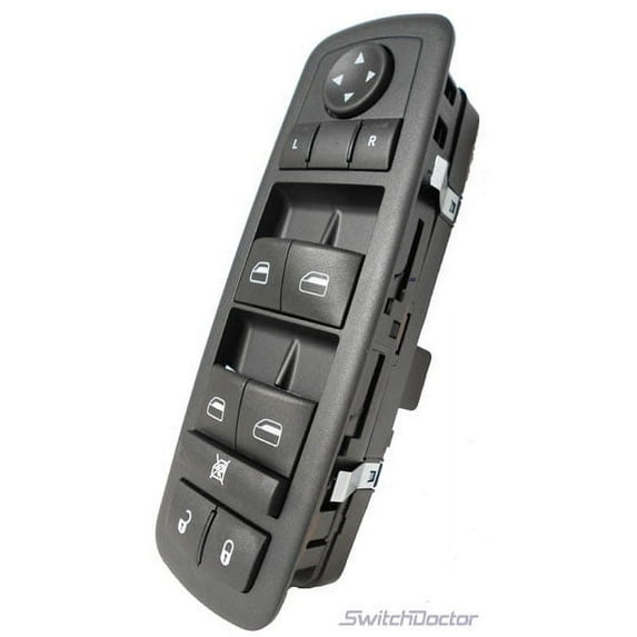 NEW 2009-2014 Dodge Journey Master Power Window Switch (Folding Mirrors) 68039999AC (2009 2010 2011 2012 2013 2014) (electric control panel lock button auto driver passenger door)