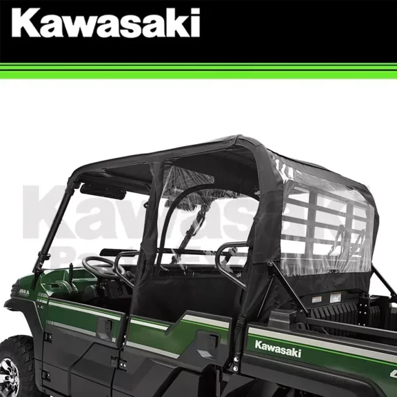 NEW 2015-2023 GENUINE KAWASAKI SOFT ROOF AND BACK BLACK MULE PRO DXT FXT
