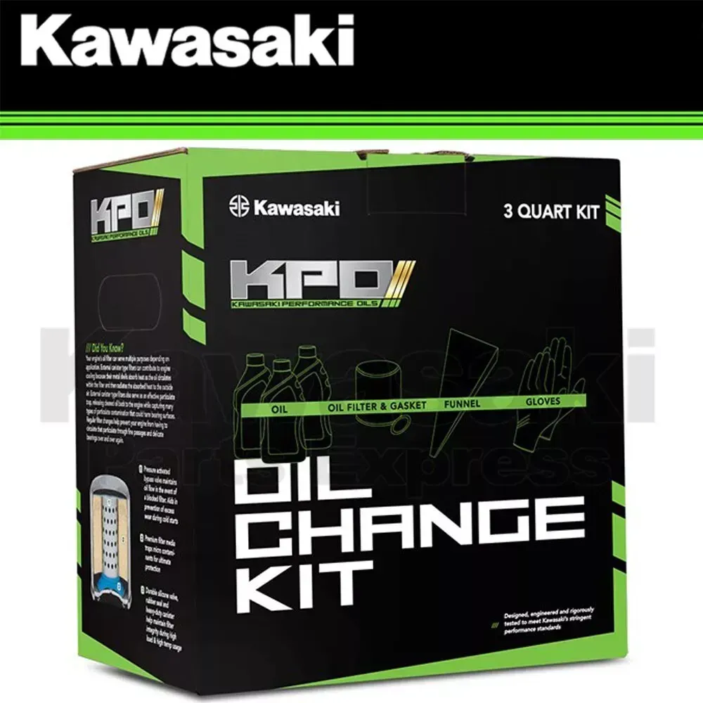 NEW 2015-2023 KAWASAKI OIL CHANGE KIT MULE PRO FX FXR FXT KAF KAT 820 99974-0154