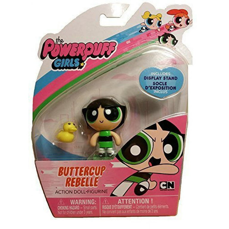 NEW 2016 Powerpuff Girls Buttercup Rebelle Action Doll Figurine by Cartoon Network