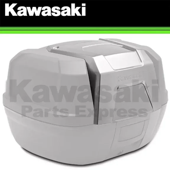 NEW 2022-2024 GENUINE KAWASAKI KLR650 43 LITER TOP CASE PANEL SILVER/GU KL 650