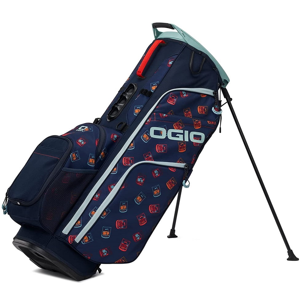 2022 Ogio Woode 8 Hybrid Hyper Camo Stand/Carry Golf Bag