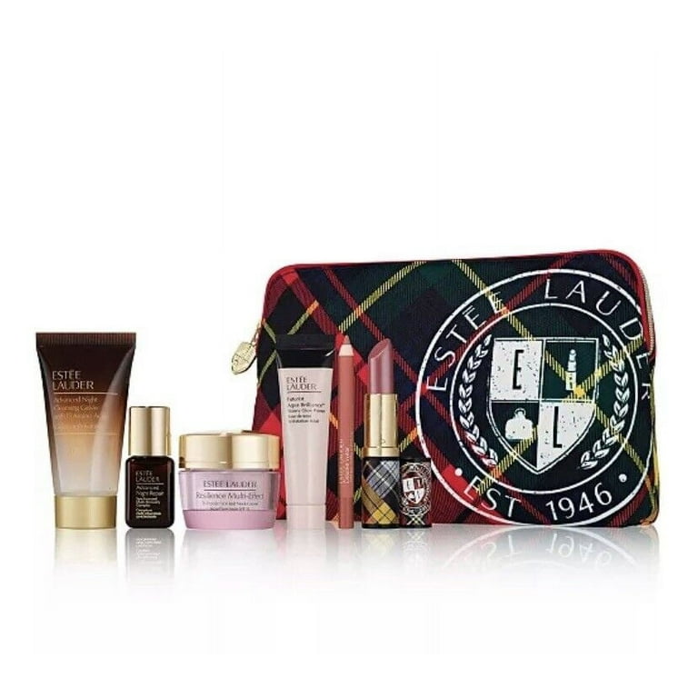 Estée lauder 7 piece gift set including leopard bag sale