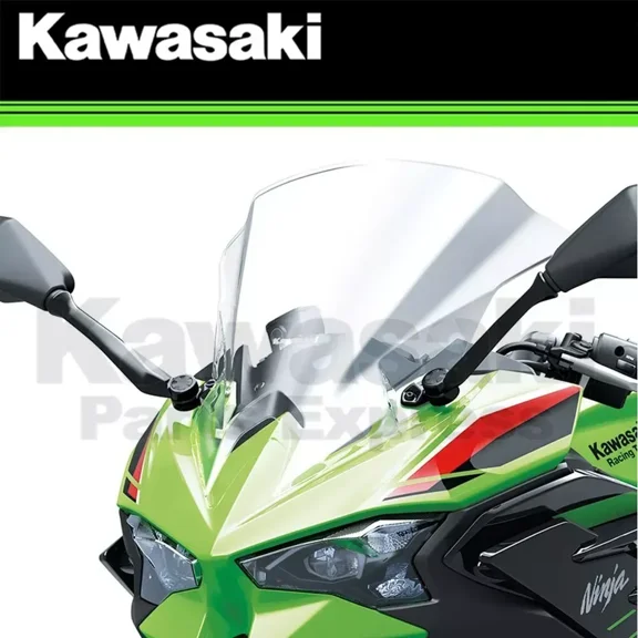 NEW 2024-2025 GENUINE KAWASAKI NINJA 500 TALL WINDSHIELD CLEAR EX 500 99994-2008
