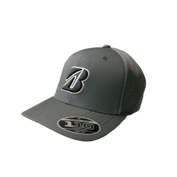 Bridgestone Eco Mesh Full Color Hat (Gray, Adjustable) 2024 Golf Cap NEW