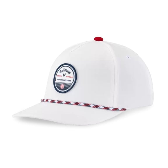 Callaway Bogey Free Snapback Golf Hat 2024 - 5224068 - White/Red/Navy