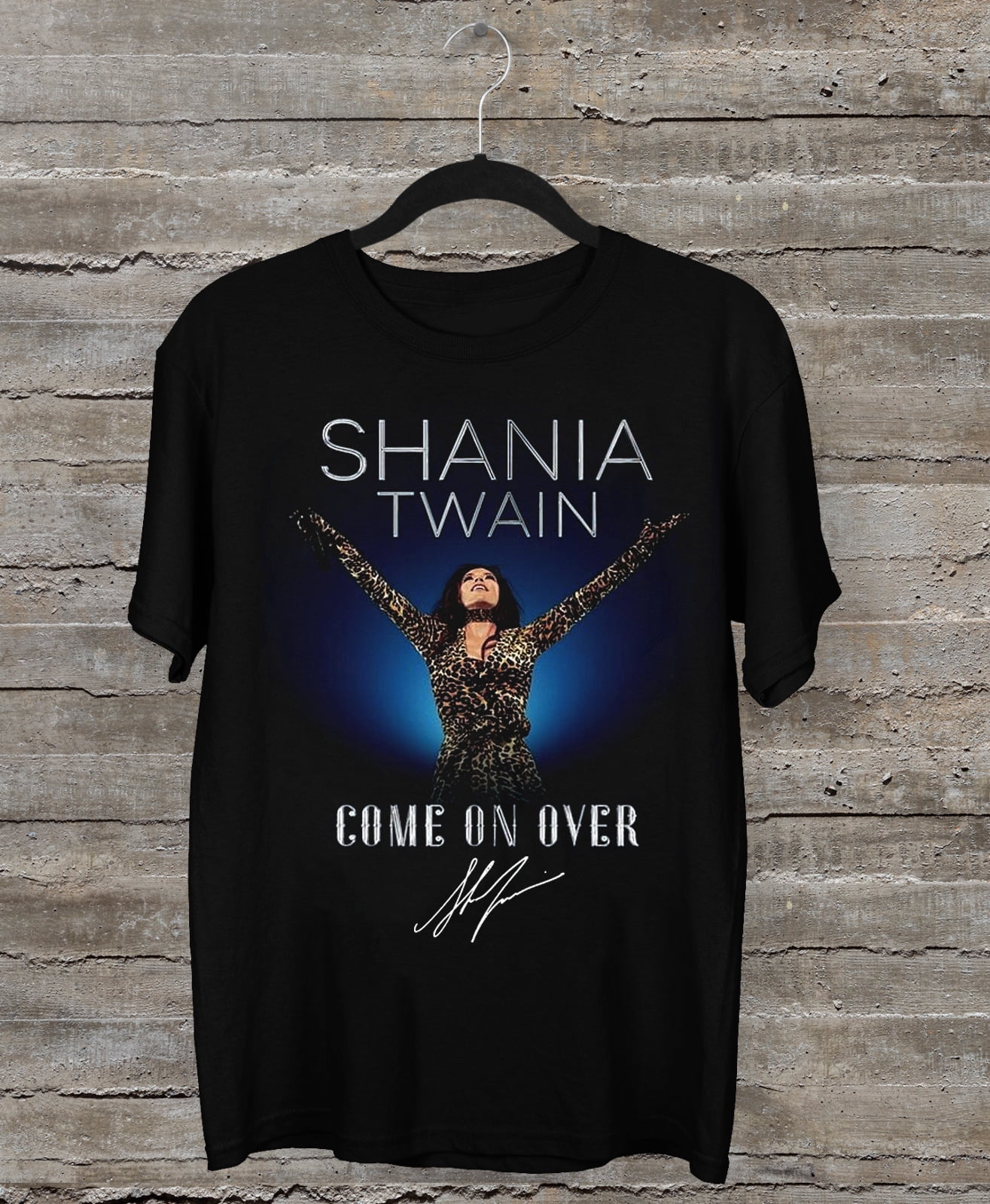 NEW 2024 Shania Twain Come On Over Signature Black All Size Shirt