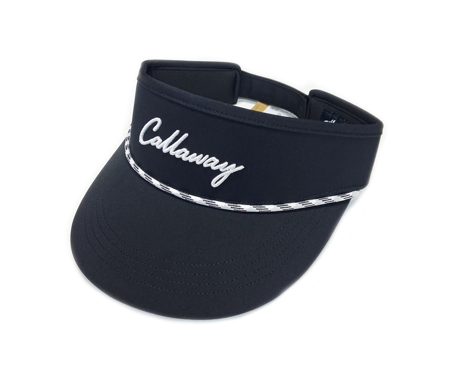 NEW 2025 Callaway Birdie Putt Rope Black Adjustable Golf Visor ...
