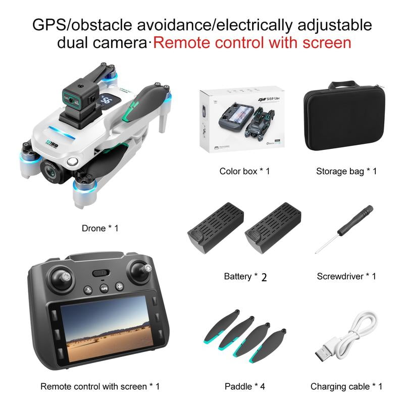 Potensic ATOM SE GPS Drone, 4K Camera, 62 Mins Flight, RC