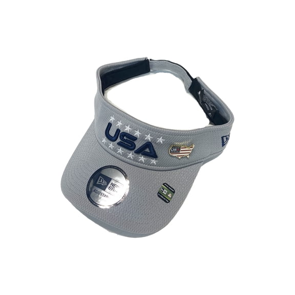 NEW 2025 Men's New Era Ryder Cup Grey Adjustable Golf Visor