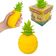 NEW 2026 Jumbo Pineapple Squishy Toys - 7 Giant Squeeze Pineapple Fruit Fidget Toys, Soft Sensory Stress Relief Gag Gift for Summer Holiday